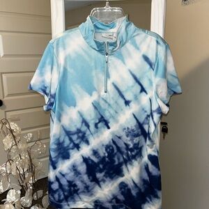 Zenergy golf by Chicos tie dye top size 1